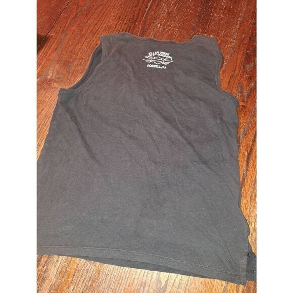 Vintage Medium Harley Davidson Killer Creek Roswell Georgia Sleeveless Shirt - Picture 4 of 5